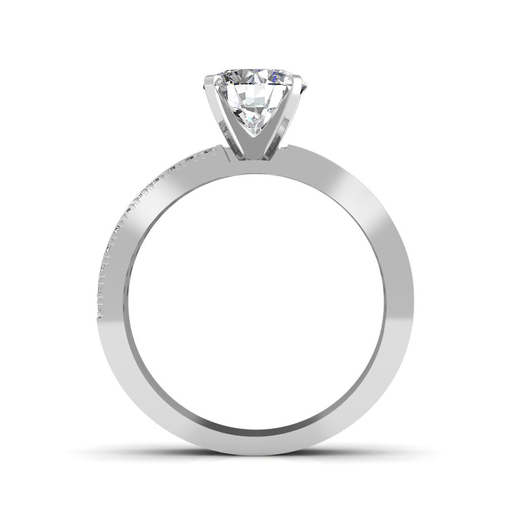 1.09 carat Platinum -The Revrie Ring- Engagement Rings at Best Prices ...