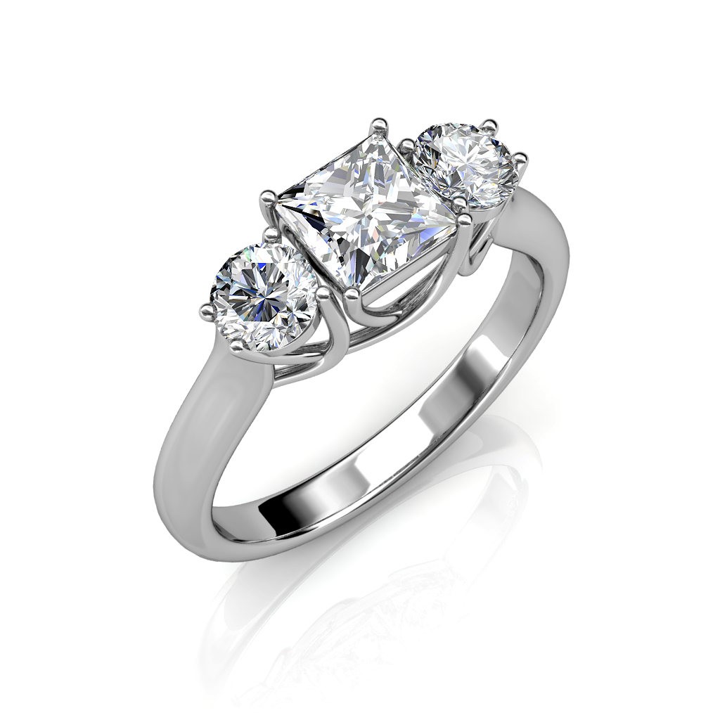 3 Stone Engagement Rings – Diamond Designs