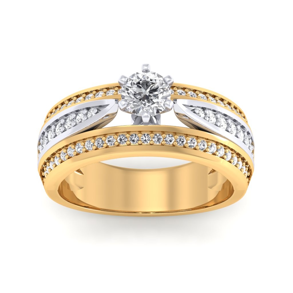 MASRIERA 18K Yellow Gold Ruby and Diamond Ring - HIGH KARAT LLC