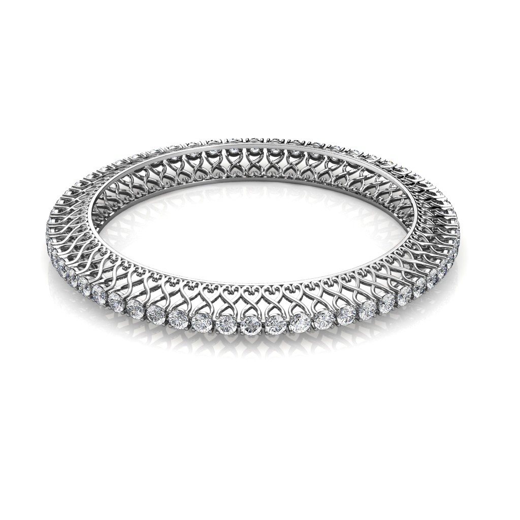 0.03 cts each Crown Set Bracelet | Everbrite Jewellery