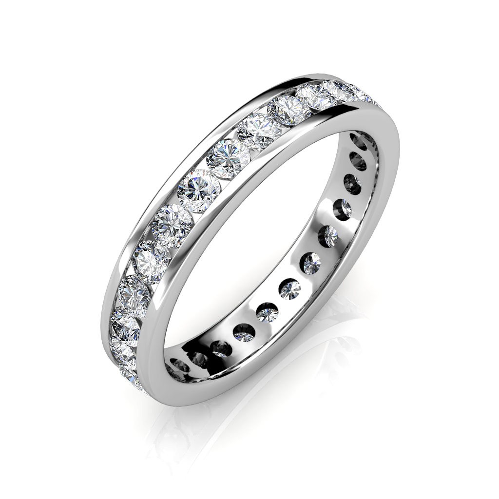 Round Diamond Eternity Ring | Bijoux Majesty