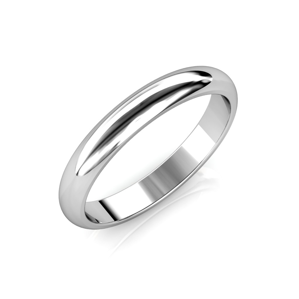 Matte Classic Wedding Ring in 14k Rose Gold (5mm)