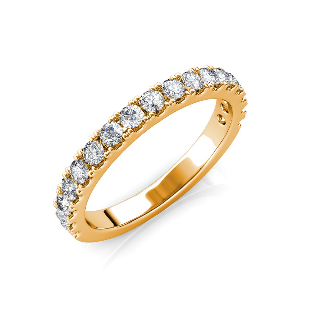 Grain Set Diamond Eternity Ring in Yellow Gold — Timothy Roe Fine Jewellery  | Bespoke Jewellery In The UK