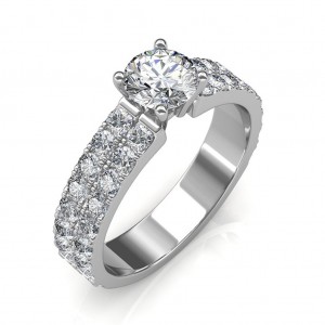 1.72 carat Platinum -Amyra Engagement Ring