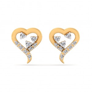 The Elisa Heart Earrings