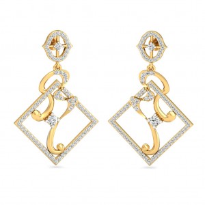 The Delna Square Earrings