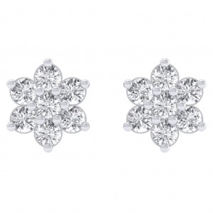 The Diamond Cluster Earrings