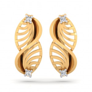 The Boteh Cut-out Diamond Earrings
