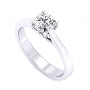 0.90 carat Platinum - Rabia Engagement Ring