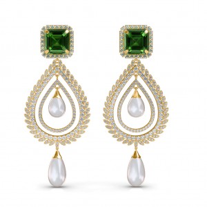 The Celina Chandelier Diamond Earrings