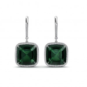 The Green Dazzle Diamond Earrings