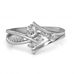 0.51 carat Platinum - Elisa Engagement Ring