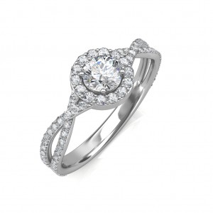 0.64 carat Platinum - Zara Engagement Ring