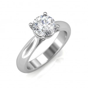 0.50 carat Platinum - Classic Engagement Ring
