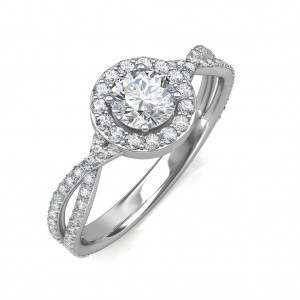 0.95 carat Platinum - Zara Engagement Ring