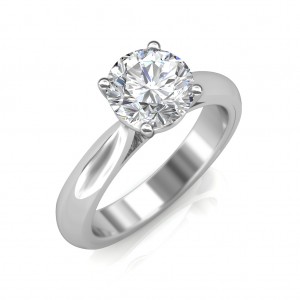 1.00 carat Platinum - Classic Engagement Ring