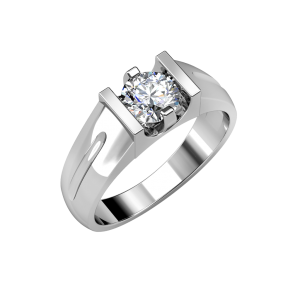 The Gian Ring For Him - Platinum - 0.90 carat