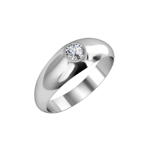 The Marcello Ring For Him - Platinum - 0.15 carat