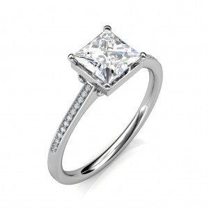 0.82 carat Platinum - THE JANE PRINCESS RING