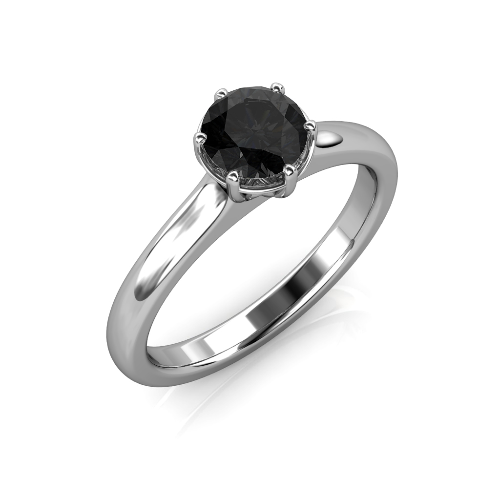 Qida S925 Sterling Silver Black Natural Onyx Stone Ring India | Ubuy